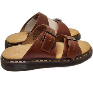 Dr. Martens Josef Sandals Men’s 12 – Oak Analine Brown Leather